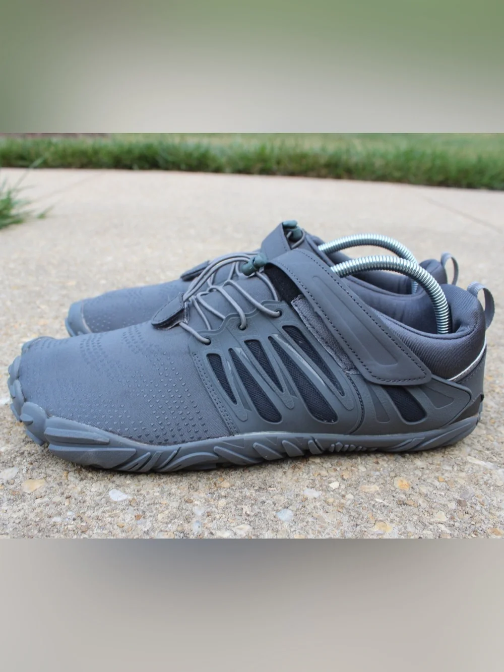EVGLOW Barefoot Grey Trail Running Shoes Sz 46 (12-12.5)